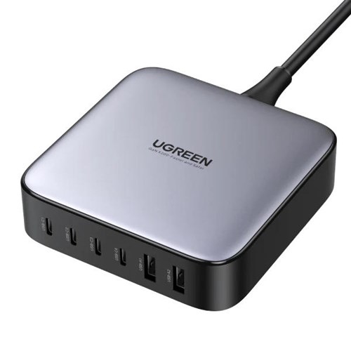 UGREEN Carregador de Secretária Nexode 200W USB-C GaN com 6 Portas